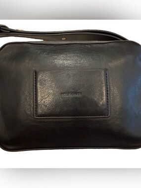 Allsaints Lucille Crossbody Bag Black Leather Gold Hardware NWOT
